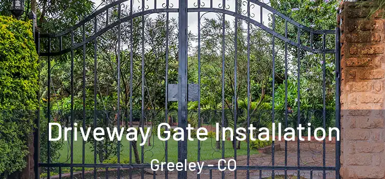 Driveway Gate Installation Greeley - CO